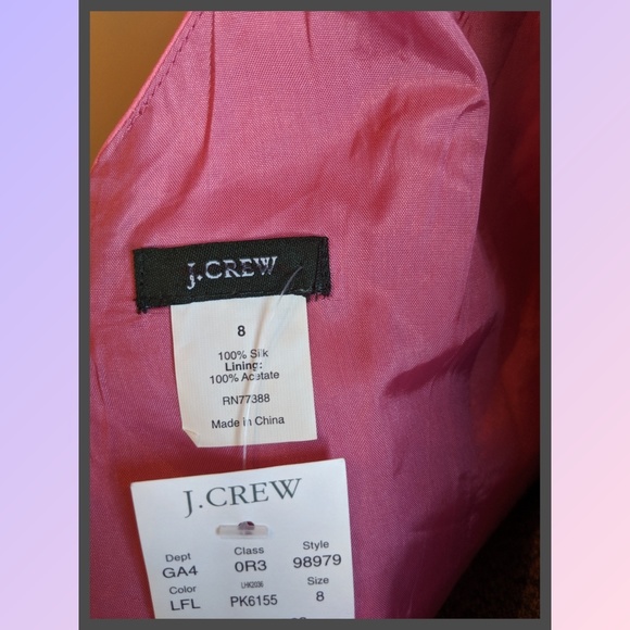 J Crew Silk Special Occasion Dress - Picture 2 of 8